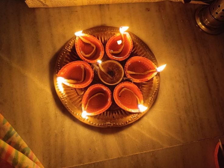 Water Pouring  Diya Led Light